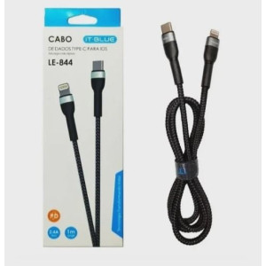 Cabo para Celular Type C + IOS 1M 2.4A LE-844 - It-Blue