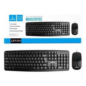Teclado e Mouse com fio - LEY-214