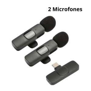 Lapela *Tipo C* - 2 Microfones