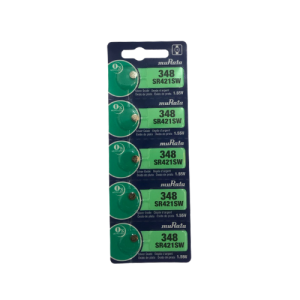 Cartela c/ 5 Baterias Murata - 348/SR421/SW
