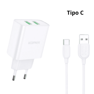 Carregador 2x USB Tipo C - KDPAN