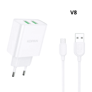 Carregador 2x USB V8 - KDPAN