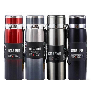 Garrafa Térmica Inox 600ml - Cores Sortidas