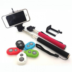 Pau de Selfie com Controle Bluetooth - Cores Sortidas