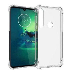 3x Capas TPU Transparente para Motorola Moto G8 Plus