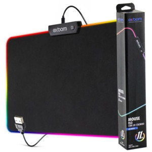Mouse Pad Gamer RGB 357x255x5mm