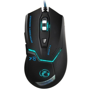 Mouse Gamer USB PlugX X8 - Cores Sortidas