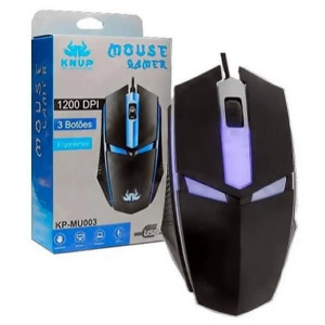 Mouse Gamer Óptico USB 1200 DPI MU003 - Cores Sortidas