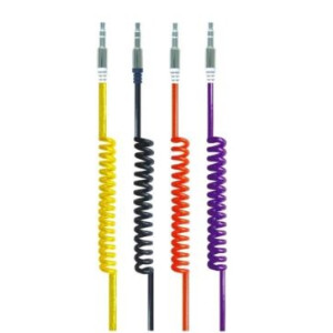 Cabo P2 para P2 Espiral - Cores Sortidas