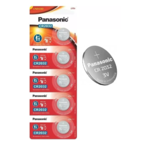 Bateria de Lítio 3V CR2032 Cartela C/ 5 unidades - Panasonic