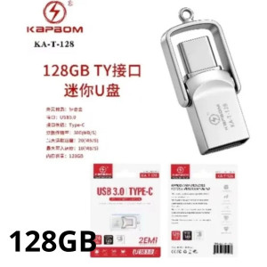 Pen Drive 3.0 - Tipo C + USB - 128GB