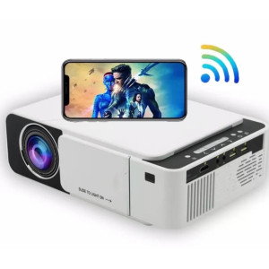 Mini Projetor Portátil T5 - Espelhamento Celular