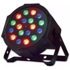 Canhão de Luz 18 LEDs RGB 