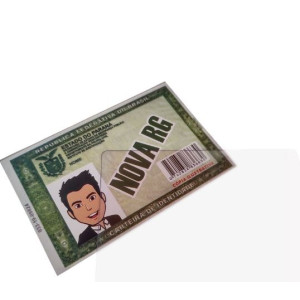 Capa Protetora Acrílico para RG - Novo Modelo