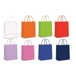 10 Sacolas de Papel para Presentes (M) - Sortidos