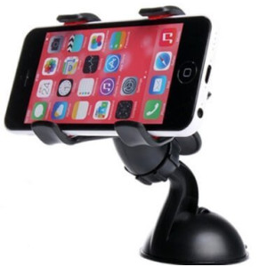 Suporte Veicular Universal para Celulares e GPS com Ventosa
