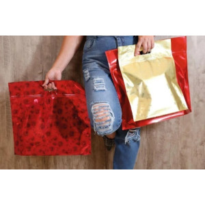 Sacola Laminado p/ Presente (G) 32x48- Cores Sortidas